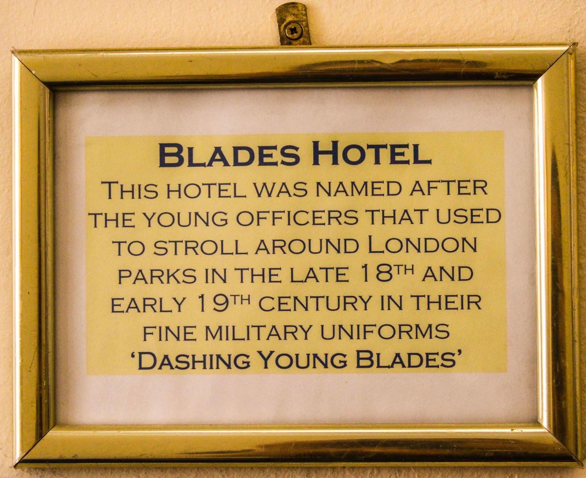 Blades Hotel Londra Dış mekan fotoğraf